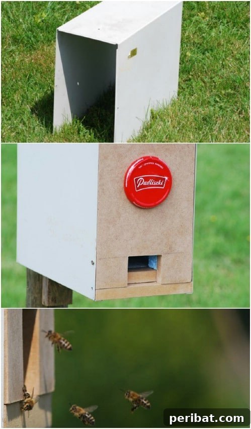 Upcycled Computer Case Beehive 