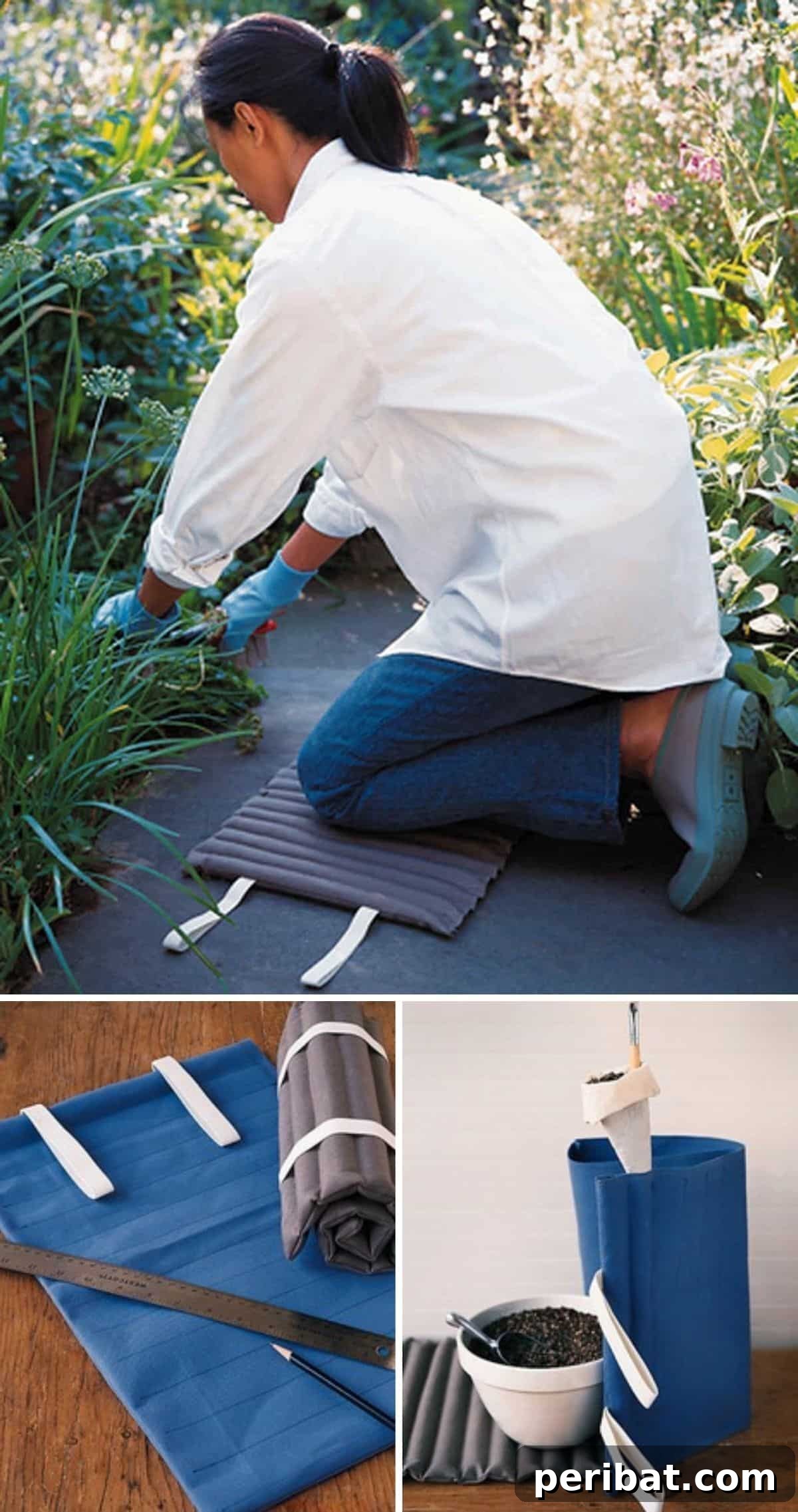 Garden Bliss Craft Your Own Comfort Kneeling Pads 12 DIY Sunbrella Kneeling Pad