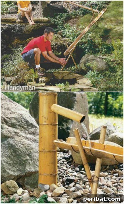 DIY Bamboo Water Feature