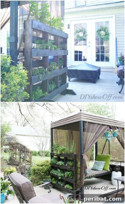 DIY Pallet Herb Garden