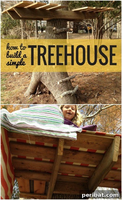 Simple DIY Treehouse