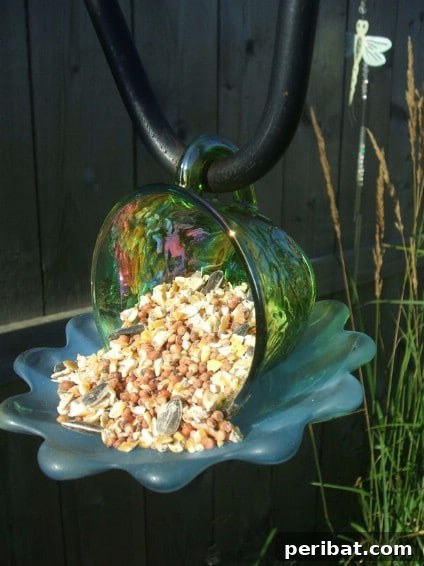 Upcycled Teacup Bird Feeder