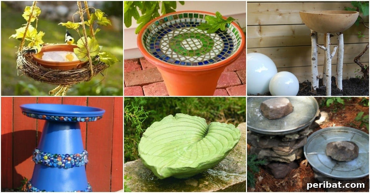 20 Adorably Easy DIY Bird Baths You’ll Want To Add To Your Garden Today