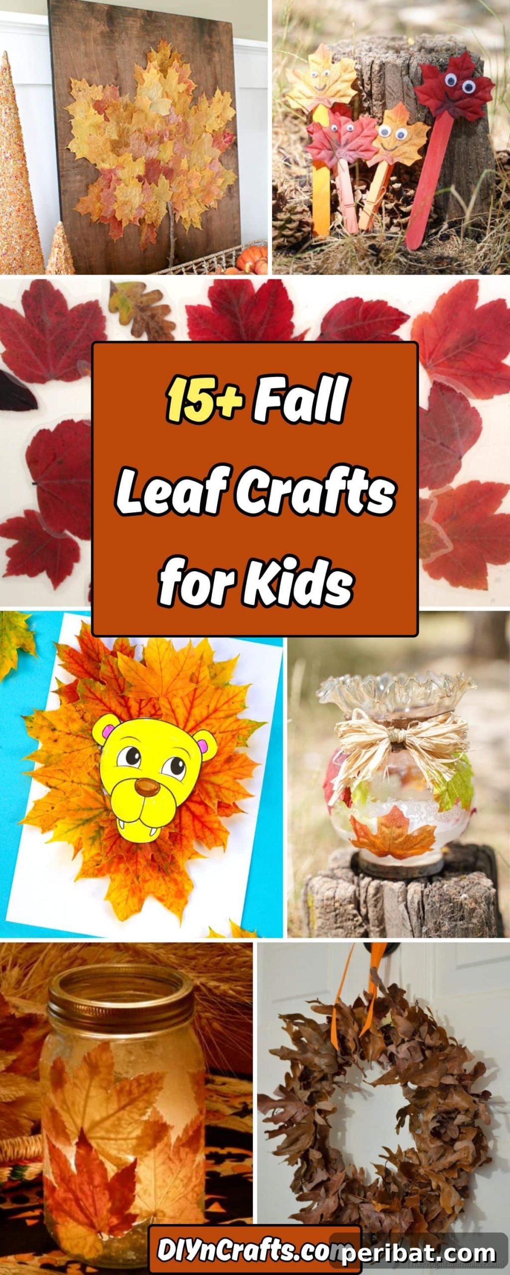 Autumn's Bounty: Creative Leaf Crafts for Young Explorers 2 Collection of 15+ Fabulous Fall Leaf Crafts for Kids, including lanterns, puppets, and decorative items.