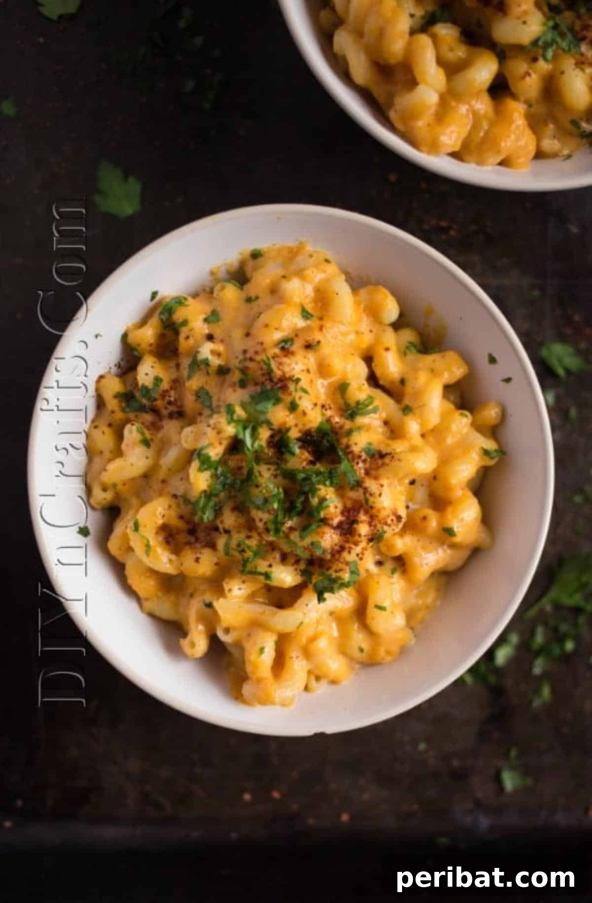 Set It and Forget It: Butternut Mac and Cheese in Your Slow Cooker 8 Finished plate of creamy butternut mac and cheese, ready to enjoy
