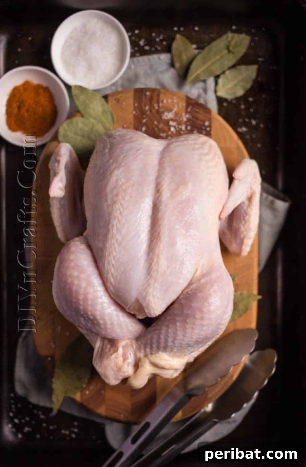 Ingredients for slow cooker roasted chicken