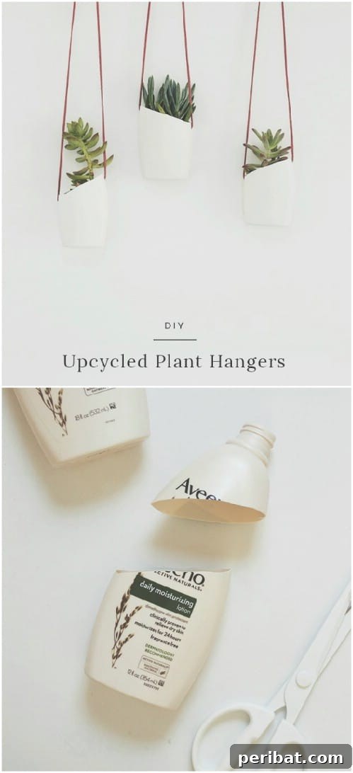 Simple, Stylish DIY Hanging Planters to Transform Your Space 20 Upcycled Plastic Bottle Hanging Planters with Painted Designs