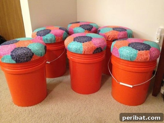 DIY Bucket Seats for Kids