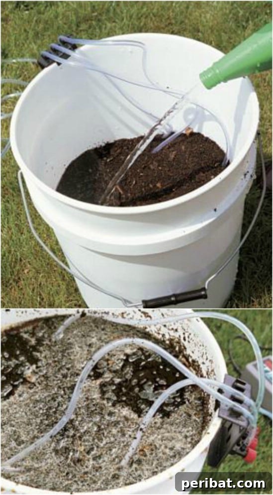 DIY Bucket Compost Tea Brewer