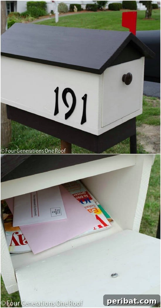 Handcrafted DIY Wooden Mailbox Design