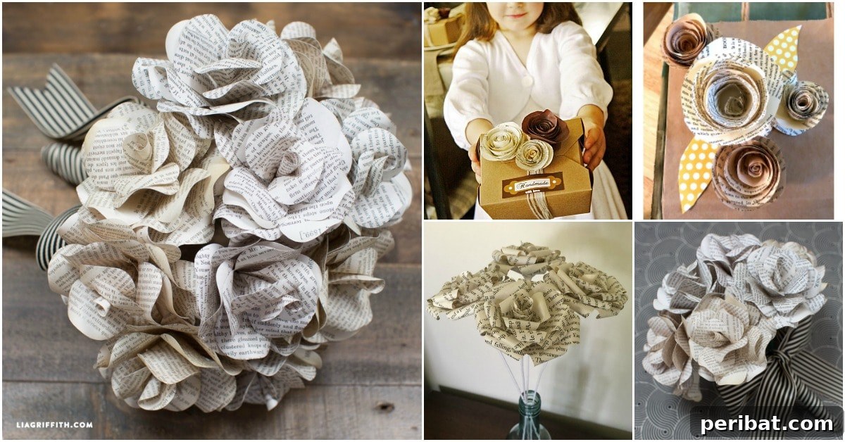 From Pages to Petals: 10 Simple DIY Rose Tutorials 2 10 Easy Ways To Make Gorgeous DIY Book Page Roses