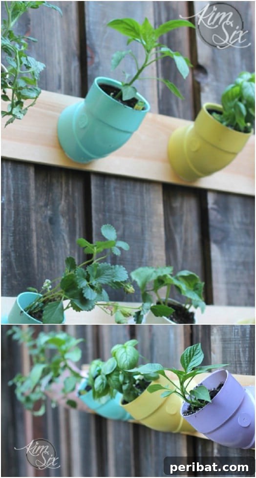 DIY Vertical Gardens: Simple Projects for Any Space 16 DIY PVC Elbow Joint Vertical Garden