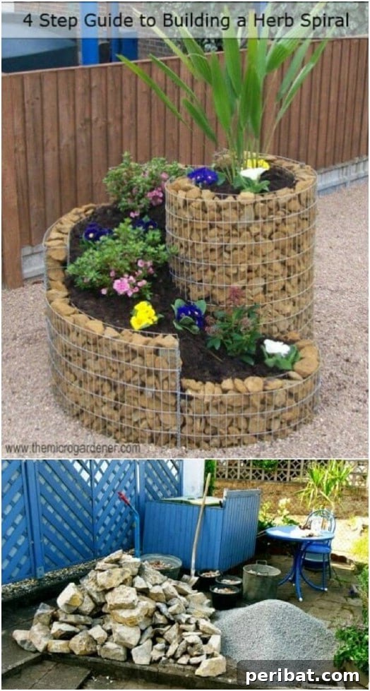 DIY Vertical Gardens: Simple Projects for Any Space 20 DIY Spiral Vertical Garden