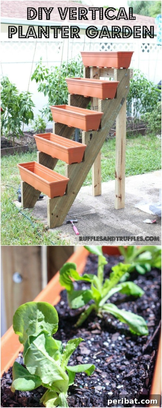 DIY Vertical Gardens: Simple Projects for Any Space 9 DIY Stair Step Vertical Garden