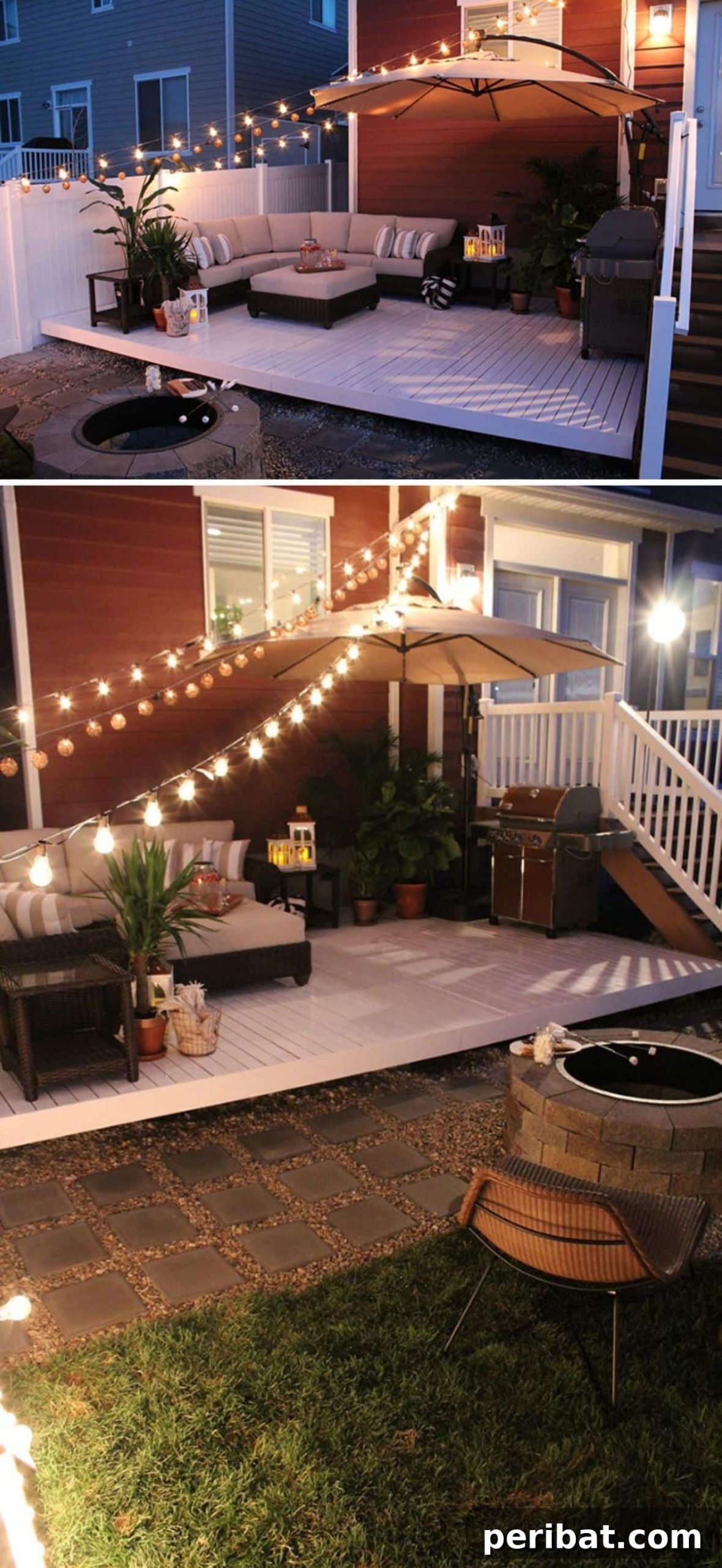 Smart DIY Solutions for Small Backyard Style 4 DIY Deck On A Budget, a cost-effective way to add a functional patio area to a small backyard.
