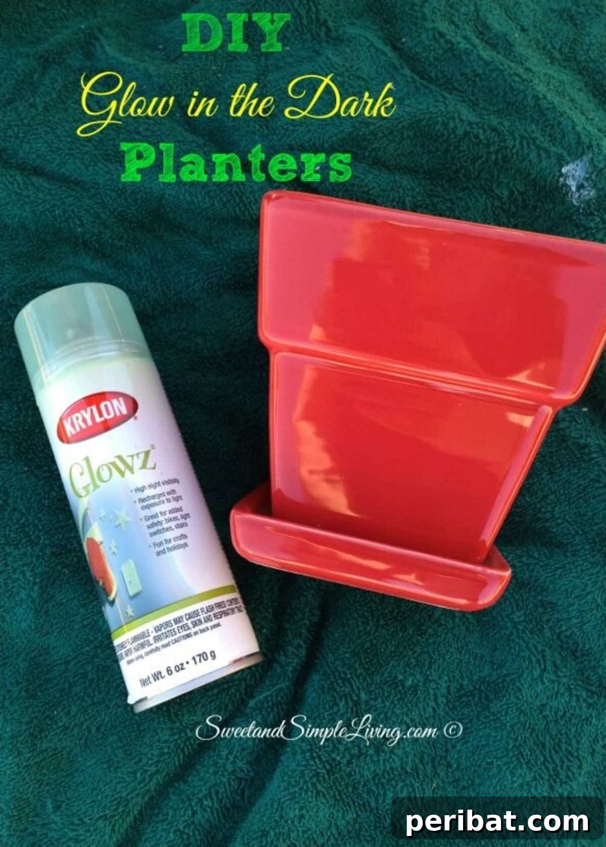 Smart DIY Solutions for Small Backyard Style 5 DIY Glow In The Dark Planter, adding soft, ambient lighting and visual interest to a small backyard.