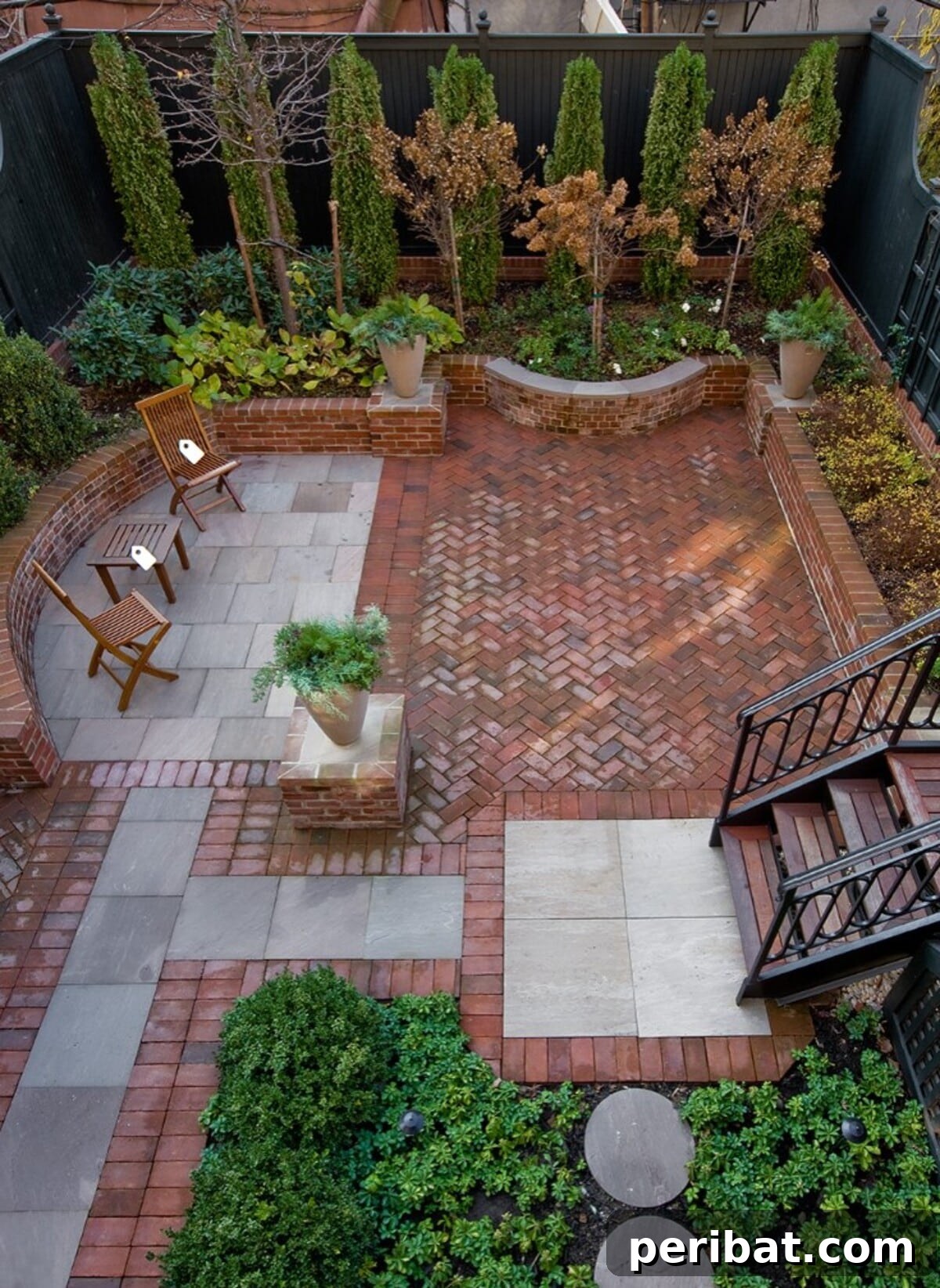Smart DIY Solutions for Small Backyard Style 10 Fenced In Patio, transforming a tiny backyard into a private and functional outdoor living space.