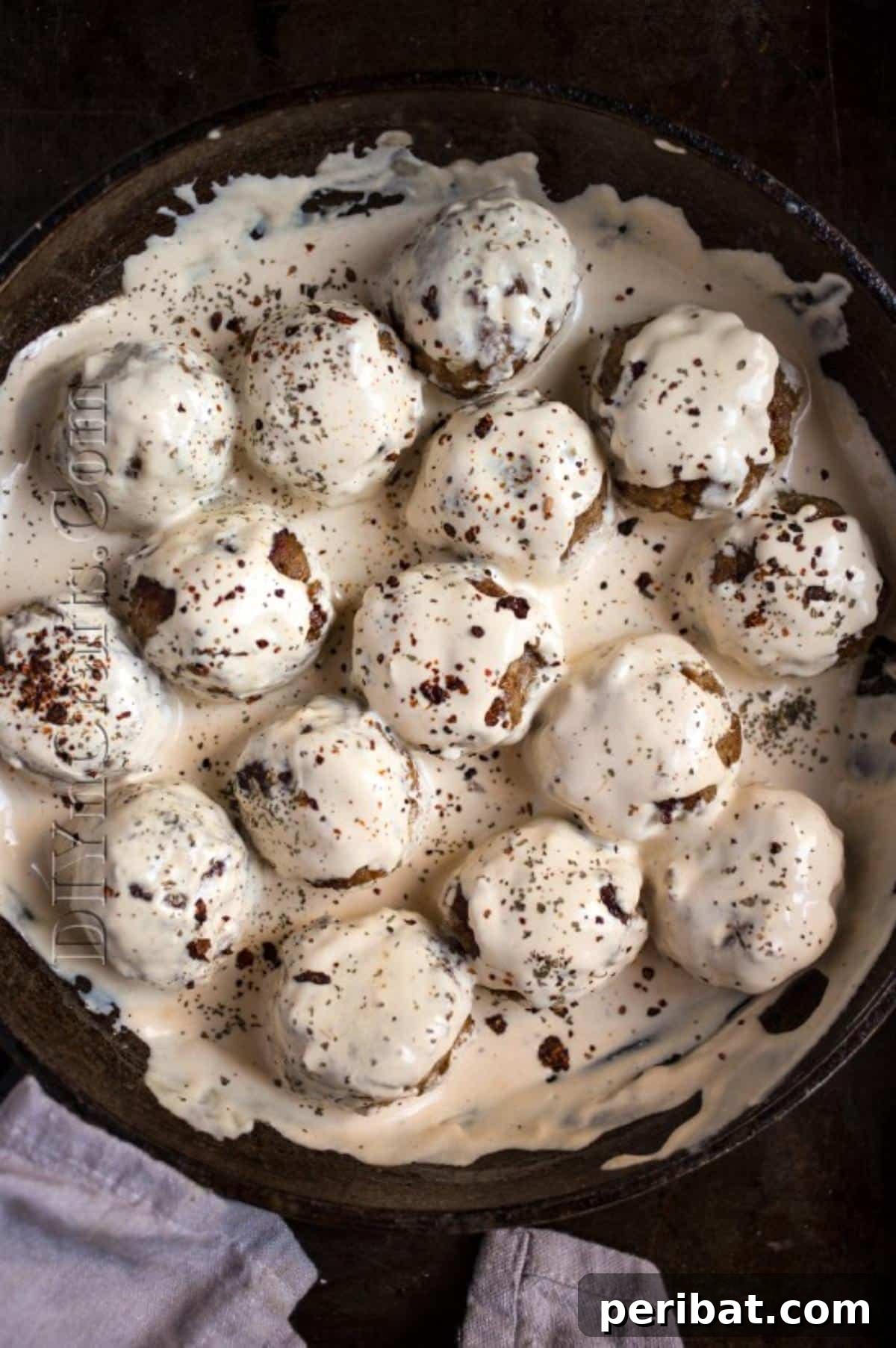 IKEA Meatball Knockoffs That Are The Real Deal 6 Finished served meatballs.