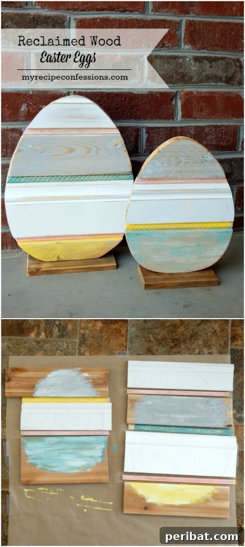 Reclaimed Wood Easter Eggs