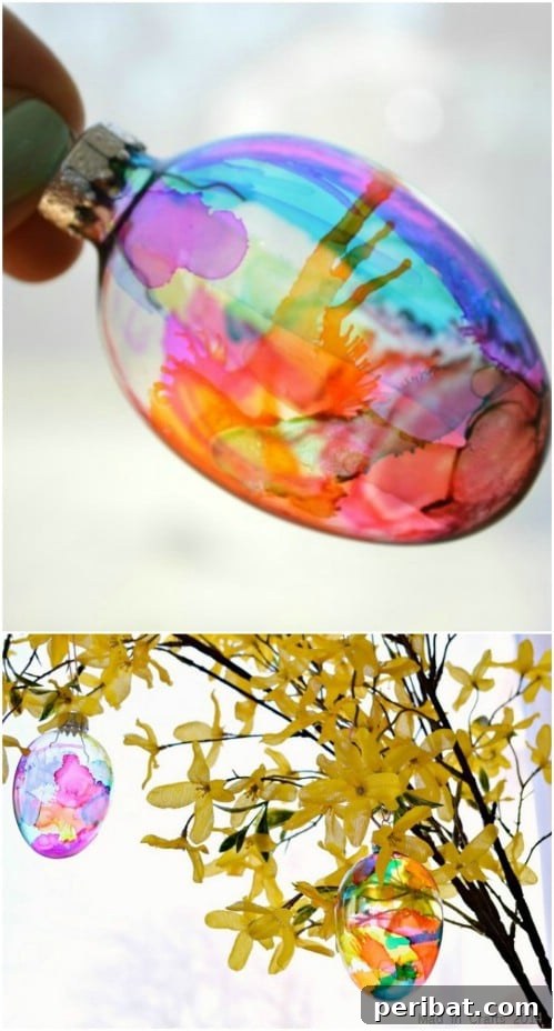 DIY Stained Glass Easter Eggs