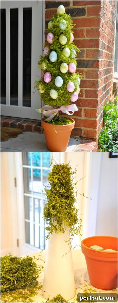 Easter Egg Topiary Tree