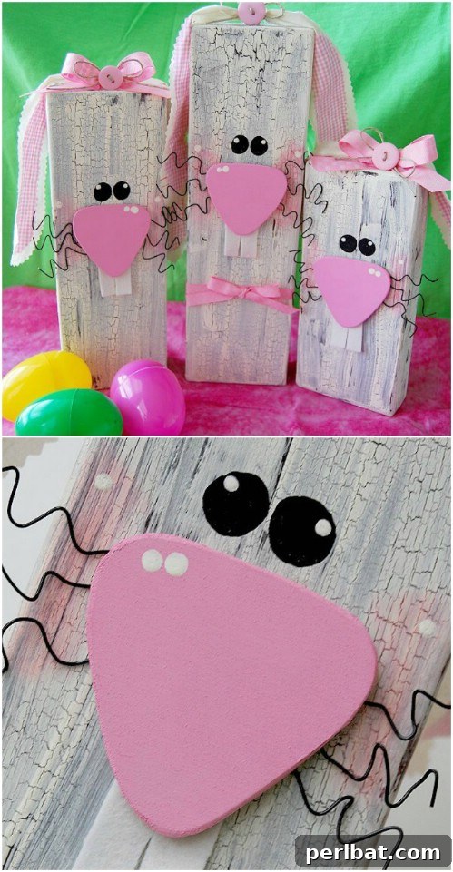 DIY Wooden Bunnies
