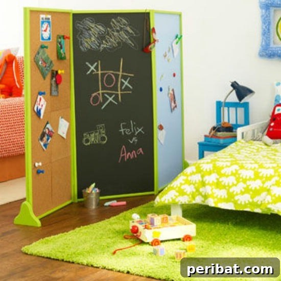 Maximize Your Home with 30 Brilliant DIY Room Dividers 11 DIY Folding Screen Divider