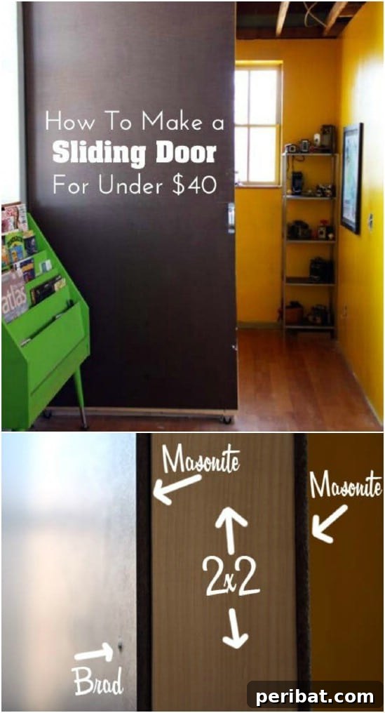 Maximize Your Home with 30 Brilliant DIY Room Dividers 14 DIY Sliding Door Divider