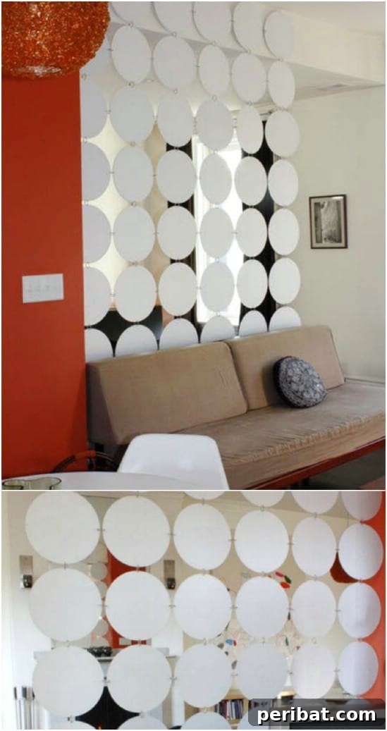Maximize Your Home with 30 Brilliant DIY Room Dividers 25 Retro Repurposed Record Room Divider