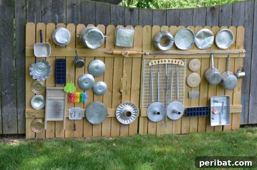 30 DIY Outdoor Play Zones for Unforgettable Summer Fun 18 DIY Music Wall
