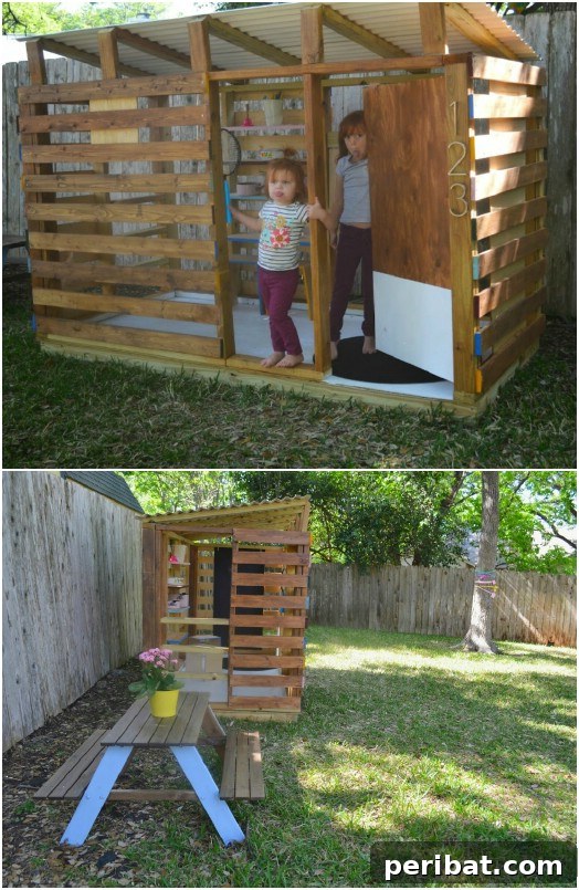 30 DIY Outdoor Play Zones for Unforgettable Summer Fun 19 DIY Modern Playhouse