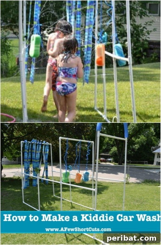 30 DIY Outdoor Play Zones for Unforgettable Summer Fun 27 DIY Backyard Kiddie Car Wash