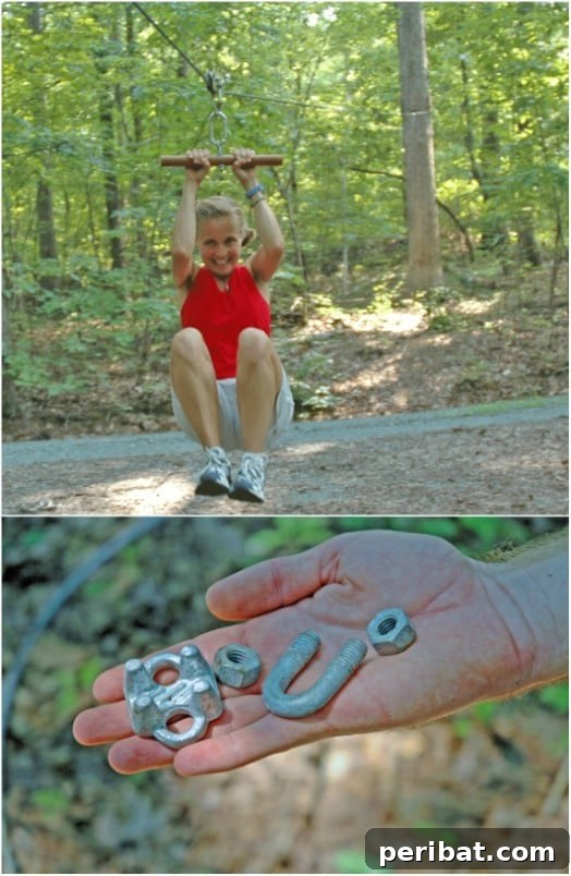 30 DIY Outdoor Play Zones for Unforgettable Summer Fun 32 Easy DIY Backyard Zip Line