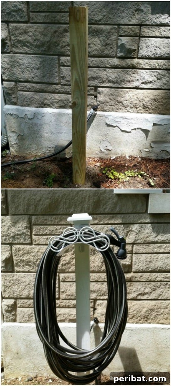 Clever DIY Hose Organizers to Neaten Your Outdoor Space 6 Easy DIY Garden Hose Hanger