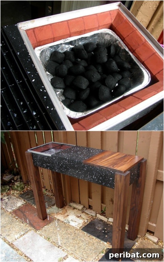 Ignite Your Summer: 10 DIY Grills for Backyard Bliss 7 DIY Granite Table Grill