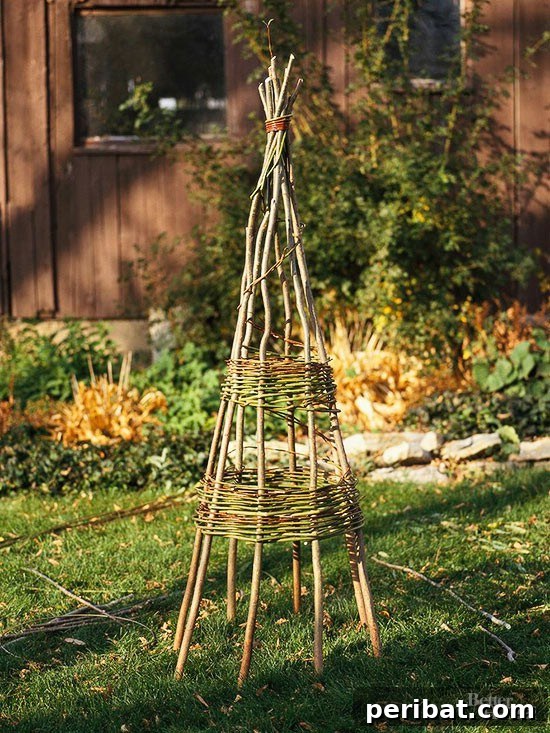 15 Must-Have DIY Plant Supports and Cages for Your Summer Garden 14 Simple DIY Willow Teepee Support