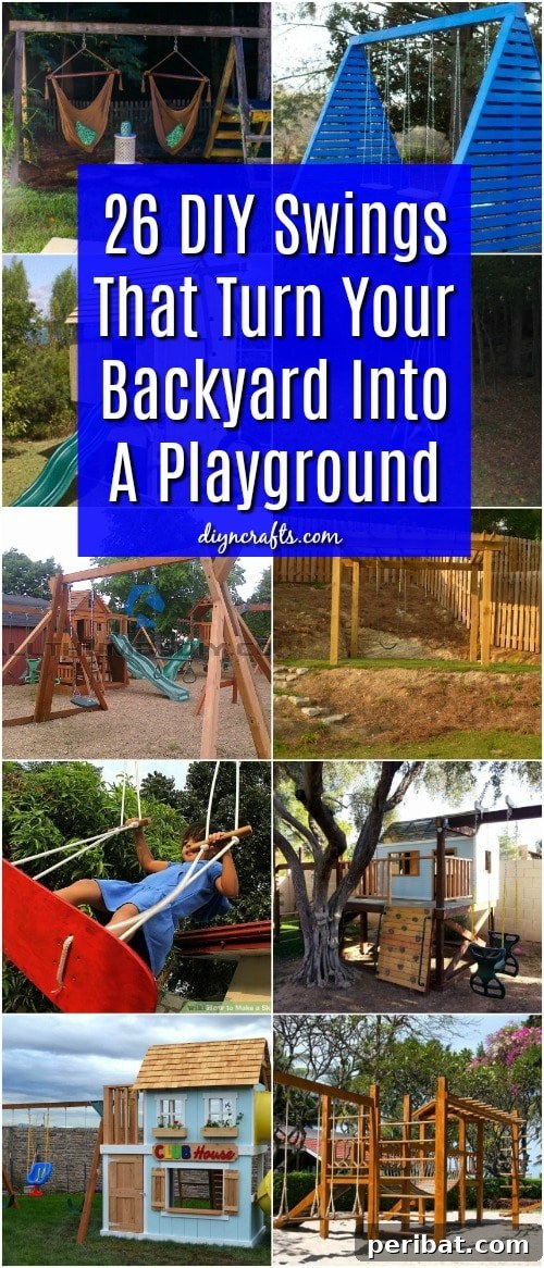 26 DIY Swings That Turn Your Backyard Into A Playground