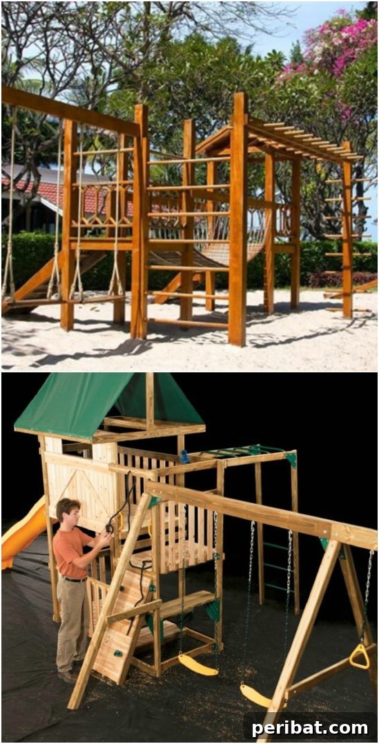 The Ultimate DIY Backyard Swing Set