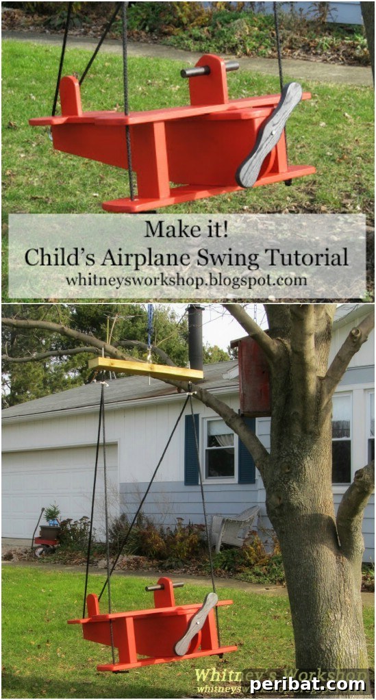 DIY Airplane Swing for Kids