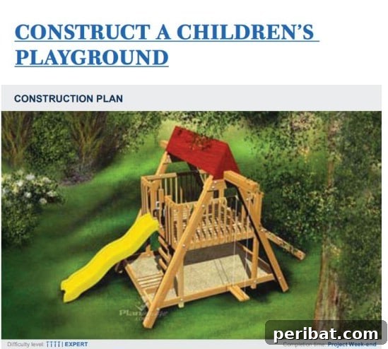 DIY Backyard Playground with Shaded Roof
