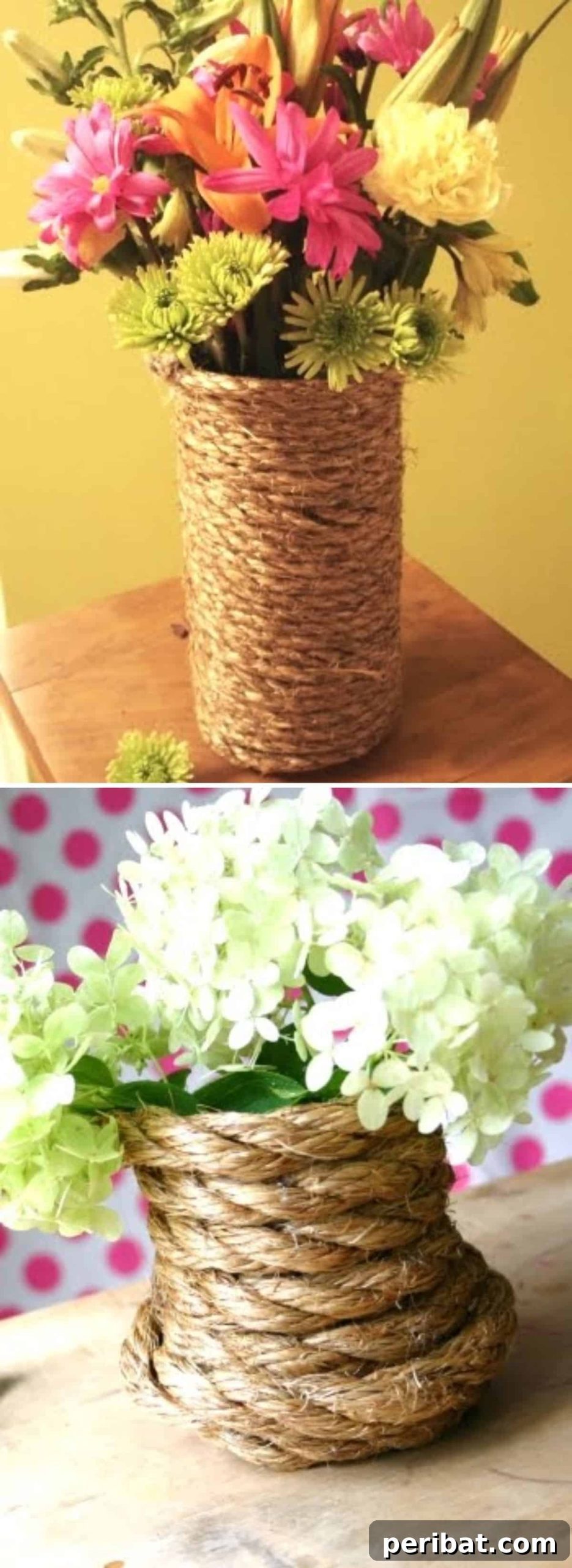 20 Creative DIY Projects for a Stunning Coastal Outdoor Oasis 17 DIY Rope Wrapped Planter Boxes