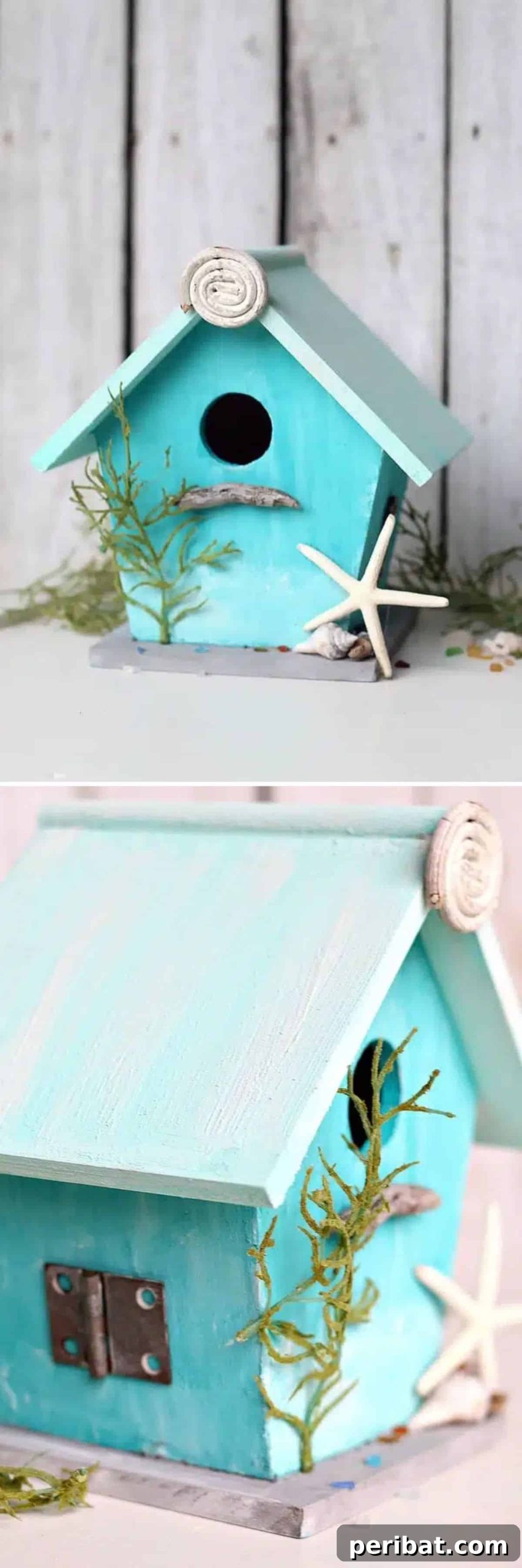 20 Creative DIY Projects for a Stunning Coastal Outdoor Oasis 3 DIY Beach-Inspired Birdhouse