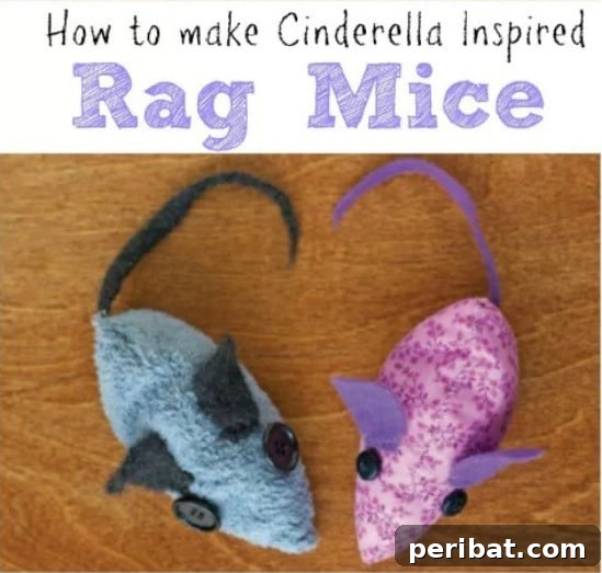 Endless Disney Crafting Fun for Kids 11 DIY Cinderella Inspired Rag Mice
