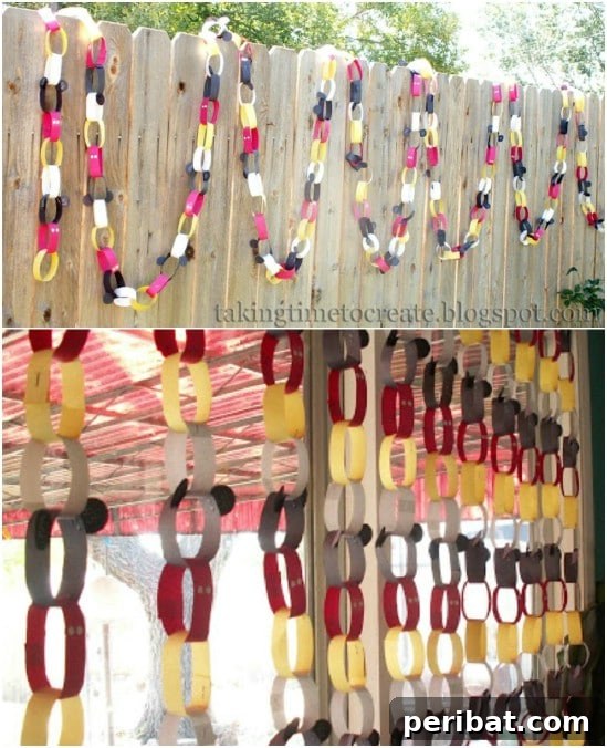 Endless Disney Crafting Fun for Kids 12 DIY Construction Paper Countdown Rings for Disney World