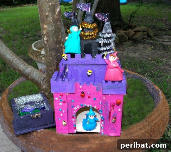 Endless Disney Crafting Fun for Kids 13 DIY Disney Fairy Godmother House craft