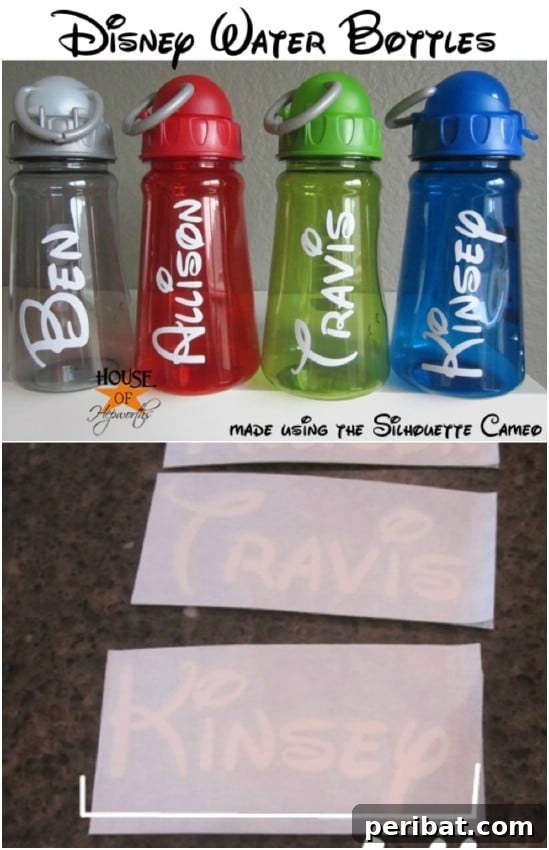 Endless Disney Crafting Fun for Kids 18 DIY Customized Disney Water Bottles