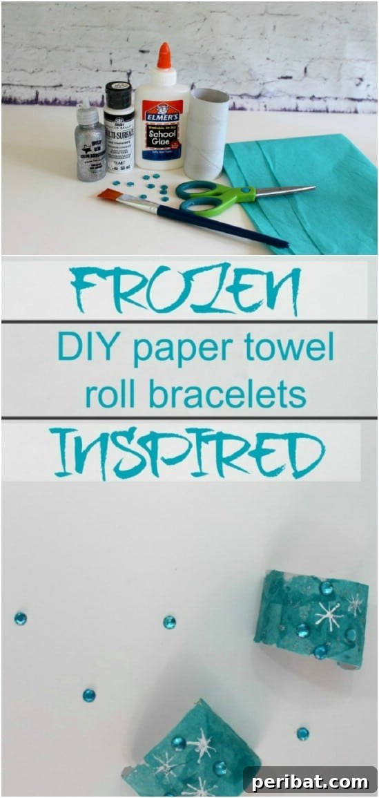 Endless Disney Crafting Fun for Kids 20 Frozen Themed Paper Roll Bracelets craft