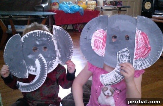 Endless Disney Crafting Fun for Kids 3 DIY Dumbo Face Masks for kids
