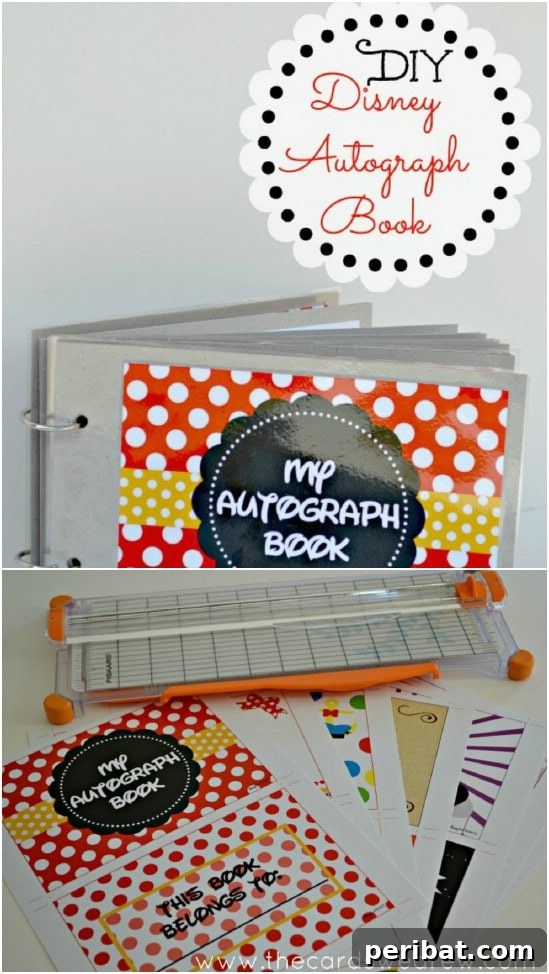 Endless Disney Crafting Fun for Kids 22 DIY Disney World Autograph Book for kids