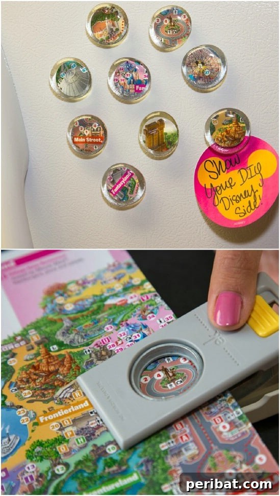 Endless Disney Crafting Fun for Kids 23 Easy DIY Disney Map Magnets craft